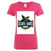 Women’s Glitter V-Neck T-Shirt Thumbnail