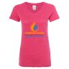 Women’s Glitter V-Neck T-Shirt Thumbnail