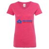 Women’s Glitter V-Neck T-Shirt Thumbnail