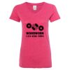 Women’s Glitter V-Neck T-Shirt Thumbnail