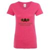 Women’s Glitter V-Neck T-Shirt Thumbnail