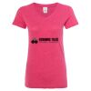Women’s Glitter V-Neck T-Shirt Thumbnail