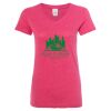 Women’s Glitter V-Neck T-Shirt Thumbnail