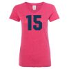 Women’s Glitter V-Neck T-Shirt Thumbnail