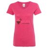 Women’s Glitter V-Neck T-Shirt Thumbnail