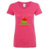 Women’s Glitter V-Neck T-Shirt Thumbnail