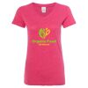 Women’s Glitter V-Neck T-Shirt Thumbnail