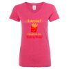 Women’s Glitter V-Neck T-Shirt Thumbnail