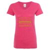 Women’s Glitter V-Neck T-Shirt Thumbnail
