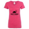 Women’s Glitter V-Neck T-Shirt Thumbnail