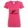 Women’s Glitter V-Neck T-Shirt Thumbnail