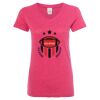 Women’s Glitter V-Neck T-Shirt Thumbnail