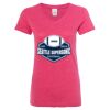 Women’s Glitter V-Neck T-Shirt Thumbnail