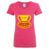 Women’s Glitter V-Neck T-Shirt Thumbnail