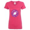 Women’s Glitter V-Neck T-Shirt Thumbnail