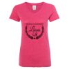 Women’s Glitter V-Neck T-Shirt Thumbnail