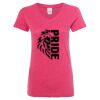 Women’s Glitter V-Neck T-Shirt Thumbnail
