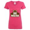 Women’s Glitter V-Neck T-Shirt Thumbnail