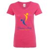 Women’s Glitter V-Neck T-Shirt Thumbnail