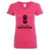 Women’s Glitter V-Neck T-Shirt Thumbnail