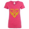 Women’s Glitter V-Neck T-Shirt Thumbnail