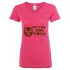 Women’s Glitter V-Neck T-Shirt Thumbnail