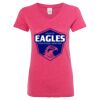 Women’s Glitter V-Neck T-Shirt Thumbnail