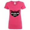 Women’s Glitter V-Neck T-Shirt Thumbnail