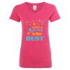 Women’s Glitter V-Neck T-Shirt Thumbnail