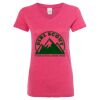 Women’s Glitter V-Neck T-Shirt Thumbnail