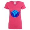 Women’s Glitter V-Neck T-Shirt Thumbnail