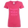 Women’s Glitter V-Neck T-Shirt Thumbnail