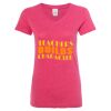 Women’s Glitter V-Neck T-Shirt Thumbnail