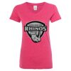 Women’s Glitter V-Neck T-Shirt Thumbnail