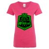 Women’s Glitter V-Neck T-Shirt Thumbnail