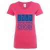 Women’s Glitter V-Neck T-Shirt Thumbnail