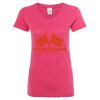 Women’s Glitter V-Neck T-Shirt Thumbnail