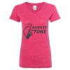 Women’s Glitter V-Neck T-Shirt Thumbnail