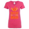 Women’s Glitter V-Neck T-Shirt Thumbnail