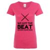 Women’s Glitter V-Neck T-Shirt Thumbnail