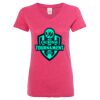 Women’s Glitter V-Neck T-Shirt Thumbnail
