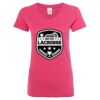 Women’s Glitter V-Neck T-Shirt Thumbnail