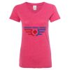 Women’s Glitter V-Neck T-Shirt Thumbnail