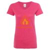 Women’s Glitter V-Neck T-Shirt Thumbnail