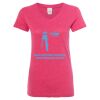 Women’s Glitter V-Neck T-Shirt Thumbnail