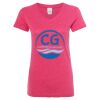 Women’s Glitter V-Neck T-Shirt Thumbnail