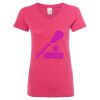 Women’s Glitter V-Neck T-Shirt Thumbnail