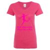Women’s Glitter V-Neck T-Shirt Thumbnail