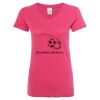 Women’s Glitter V-Neck T-Shirt Thumbnail