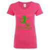 Women’s Glitter V-Neck T-Shirt Thumbnail